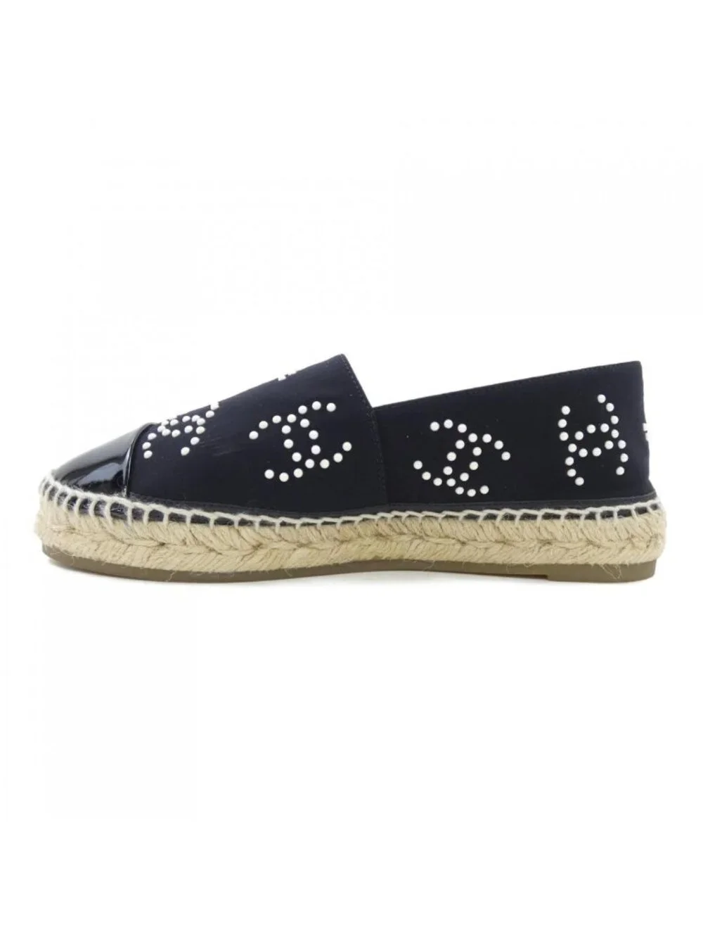 Chanel Espadrilles Shoes Calfskin Patent